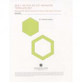 Missouri Star Quilt As You Go 2 1/2" Hexagon Template