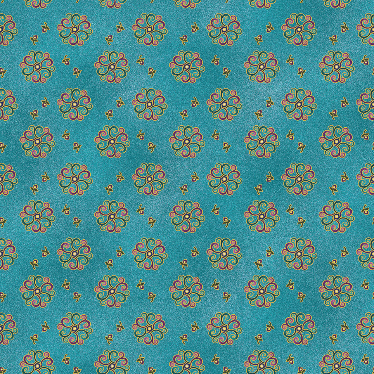 Shangri La par Painted Sky Studio - Bleu sarcelle