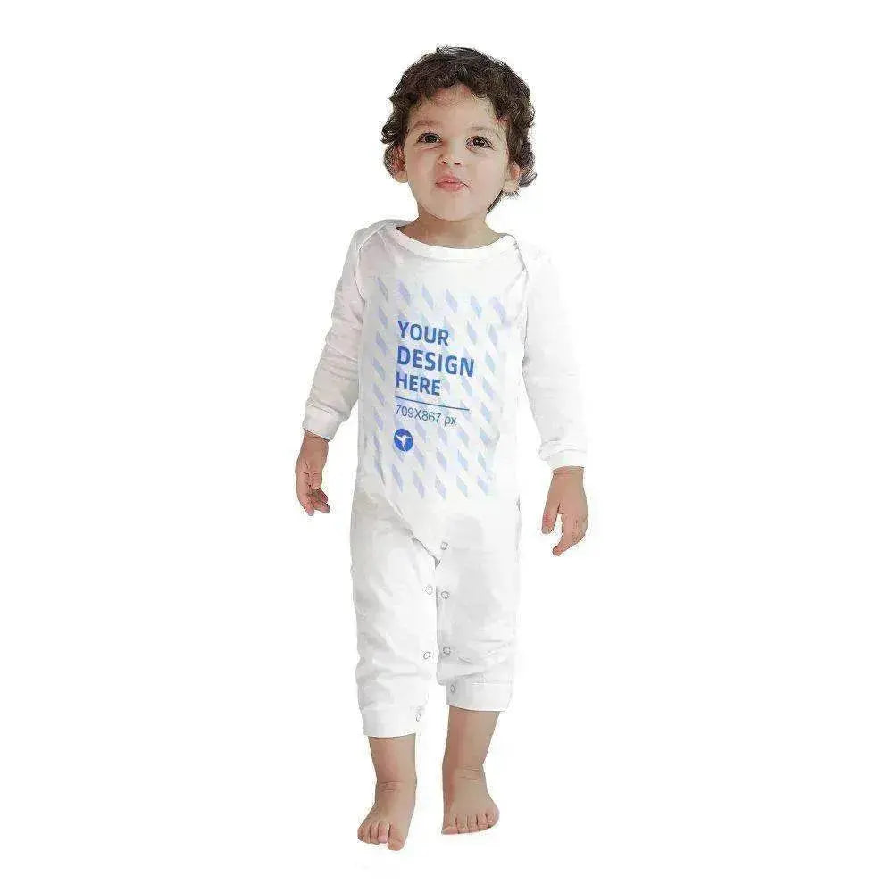 Baby's Comfortable Cotton Long Sleeve One Piece Personalized Wear