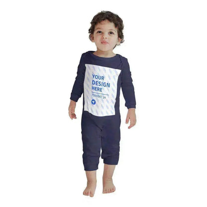 Baby's Comfortable Cotton Long Sleeve One Piece Personalized Wear