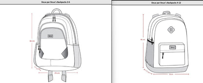 Kids Backpack Smiley Face Girl