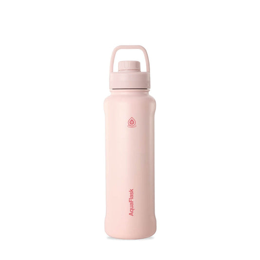 Bouteille d'eau en acier inoxydable AquaFlask 1080 ml (40 oz) avec bouchon sport – Chaud et froid, anti-fuite, sans BPA