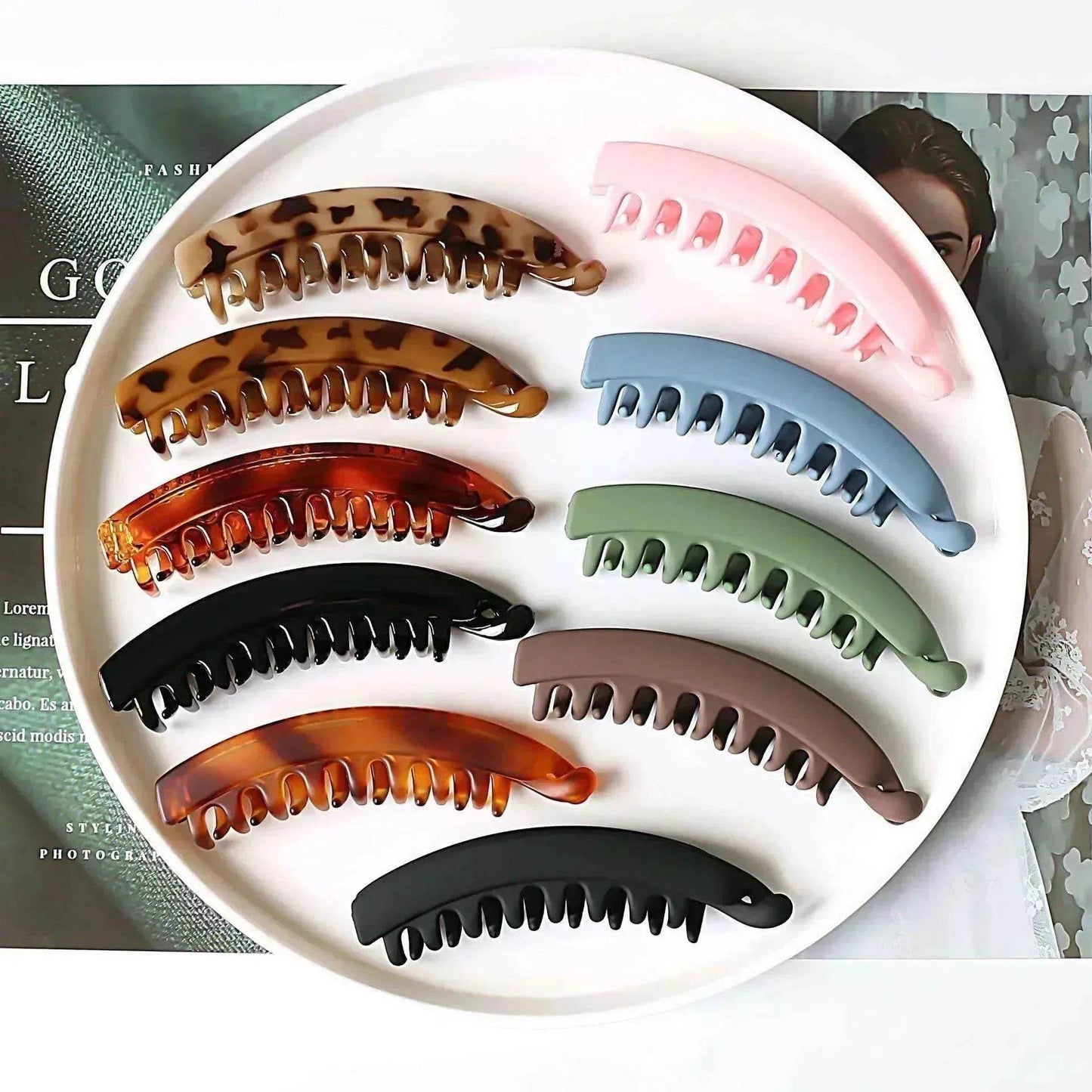 Banana Hair Clip Claws