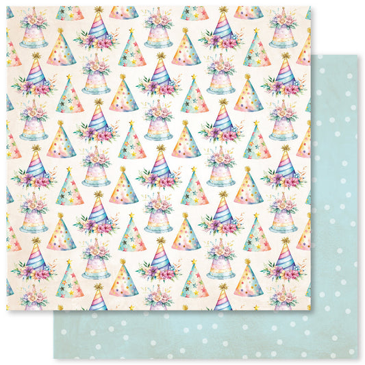 Birthday Fun Basics F 12 x 12 Paper (12 pc Bulk Pack) 33300