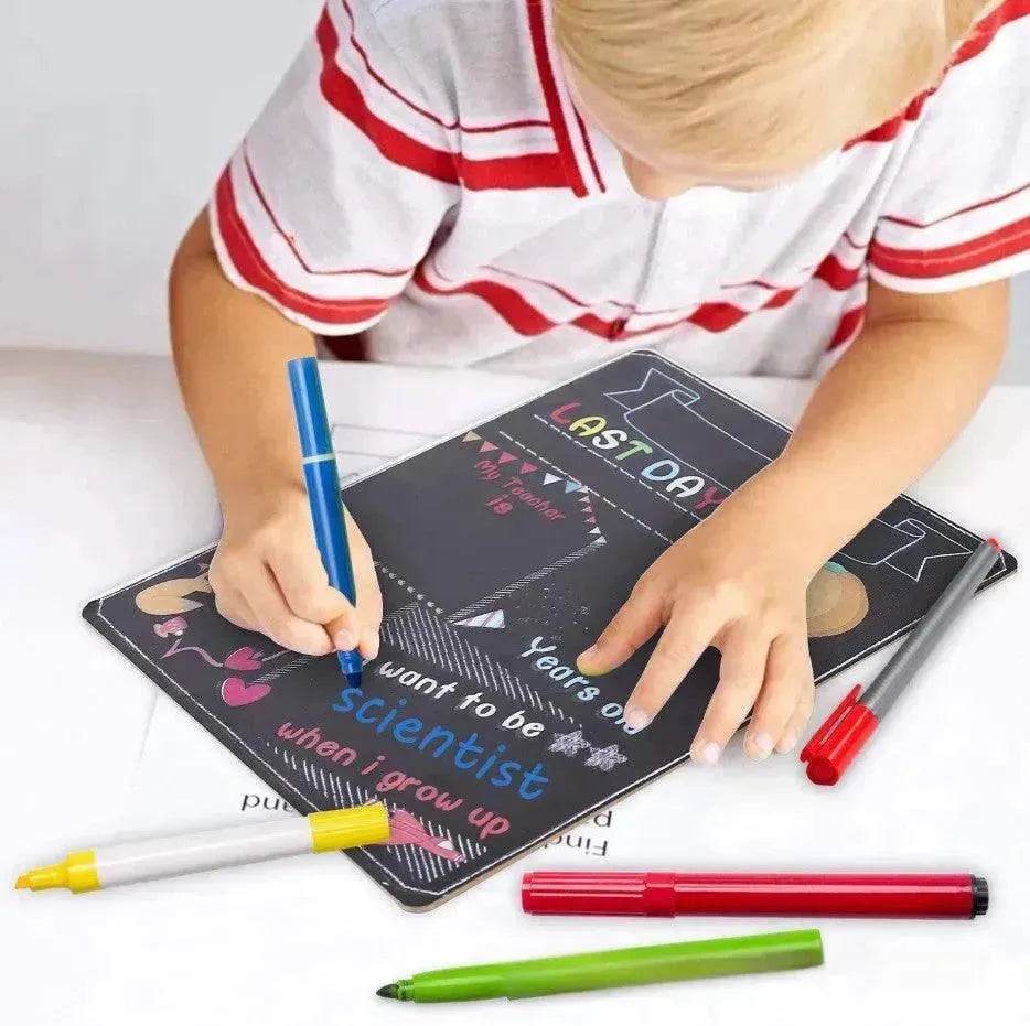 Blackboard First Day Of School Wooden Craftwork