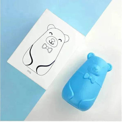 Blue bubble liquid toilet cleaning detergent treasure