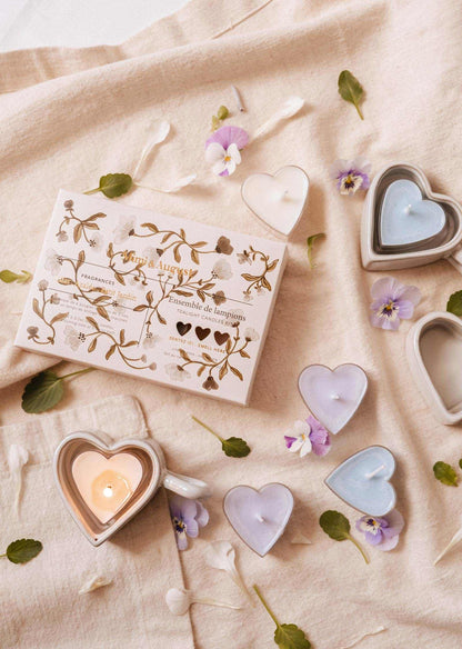 Blush Hearts Candle Tealight