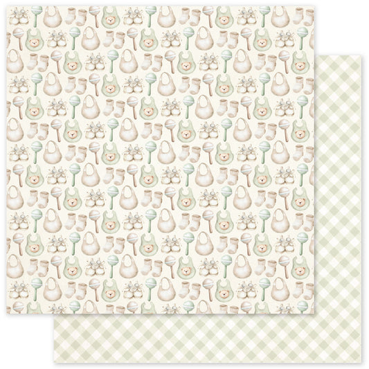 Boho Baby Basics E 12x12 Paper (12pc Bulk Pack) 35116