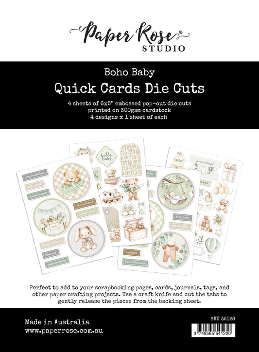 Boho Baby Formes à découper rapides pour cartes 35128