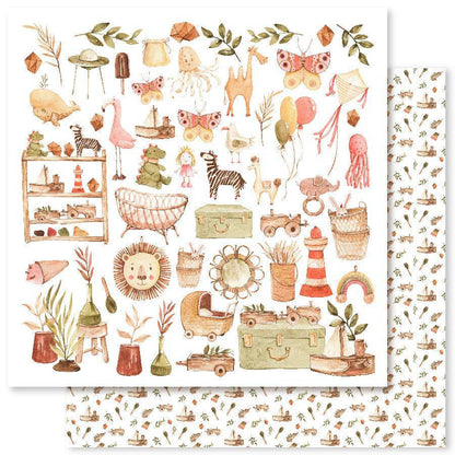 Boho Nursery 12x12 Paper Collection 21834