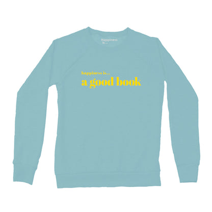 Women's Good Book Crew Sweatshirt, Teal