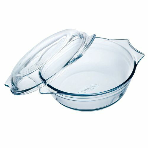 Plat rond en verre borosilicate 0,75L - Arcuisine