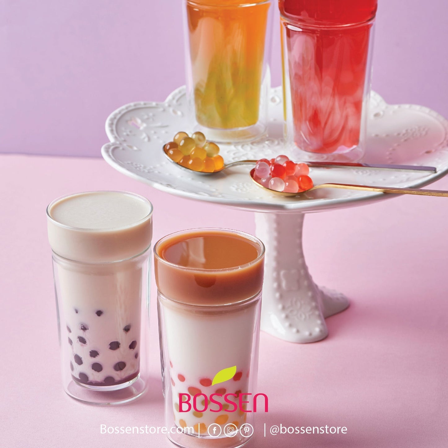 Blueberry Bursting Boba® | Popping Boba | 490g Mini Tub | 6 Mini Tubs Per Case | 60 Cases Per Pallet | Ships Free Within Canada on Orders Above CAD $199