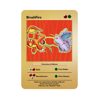 Carte Orica Métal Thème BrushFire