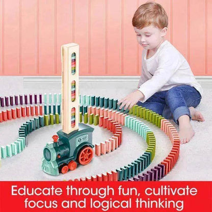 Building Blocks Train Toy Baby Car Puzzle Automatic Release