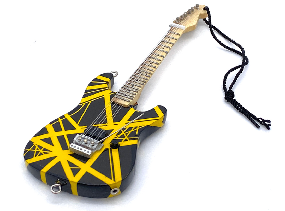 EVH Bumblebee Guitar Holiday Ornament - 6"