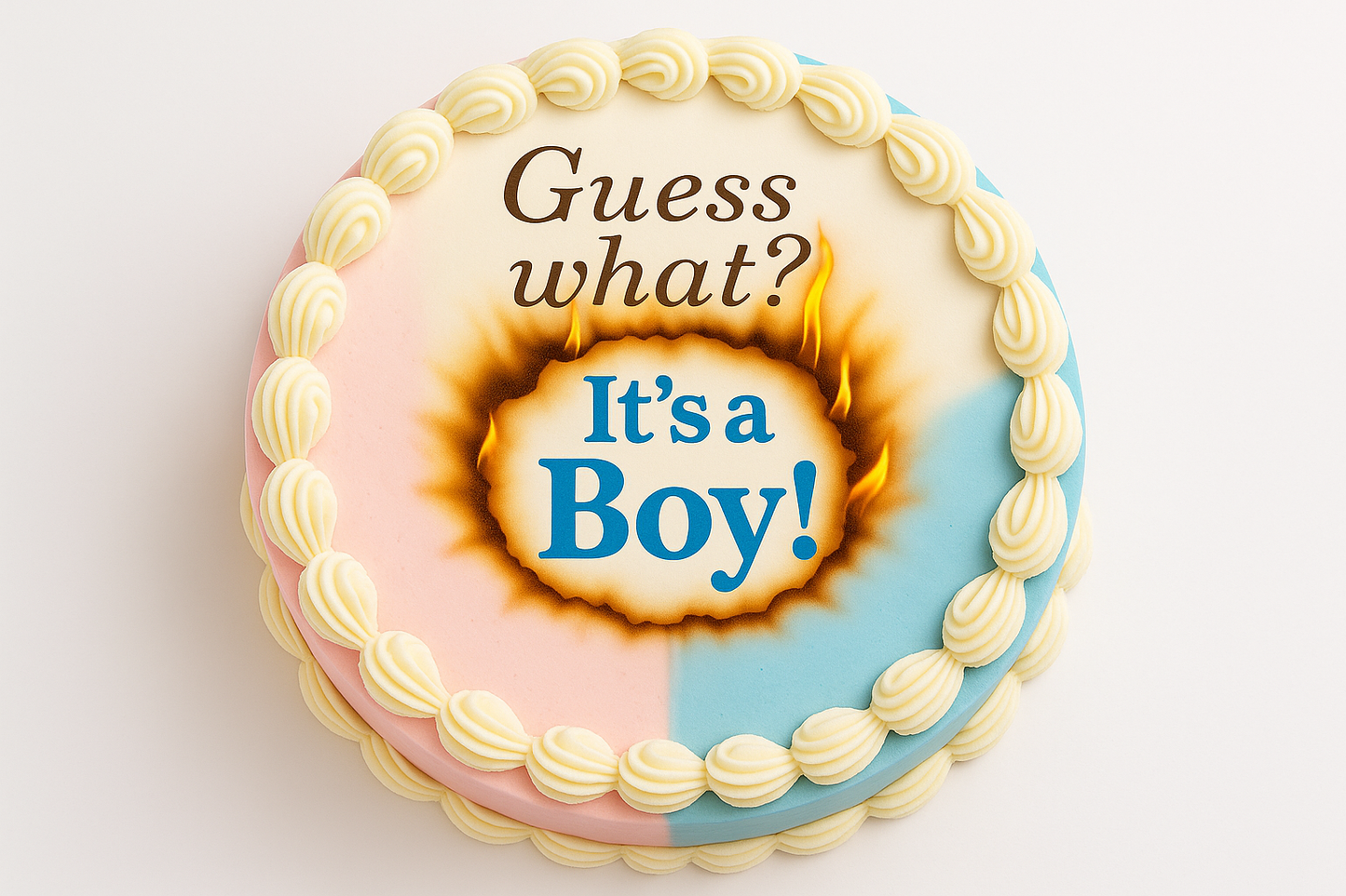 Burn Away Cake Topper