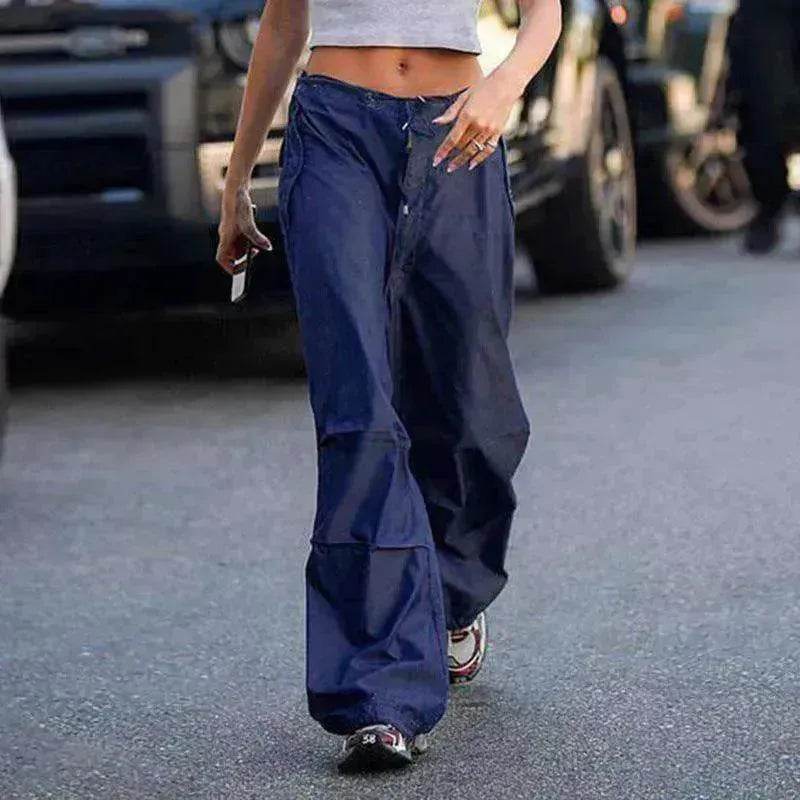 Acheter un jean cargo baggy taille basse pour femme