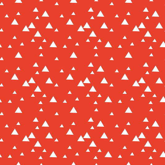 Riley Blake Designs - Lets Play Triangles Red - C11884R-RED