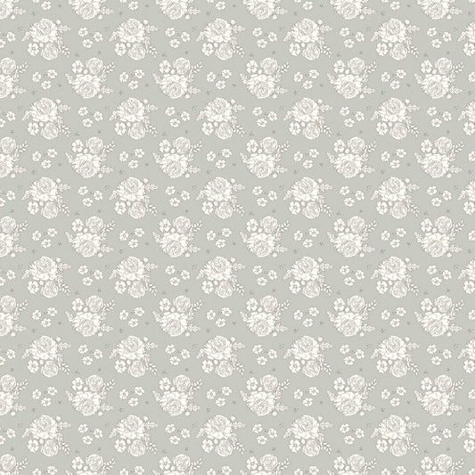 Riley Blake -  Bloomberry - Petite Flowers - Gray