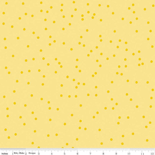 Riley Blake - On the Dot - Lemonade
