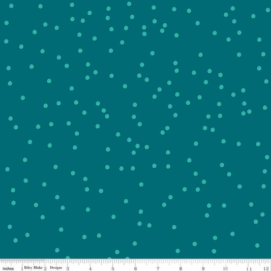 Riley Blake - On the Dot - Ocean Green