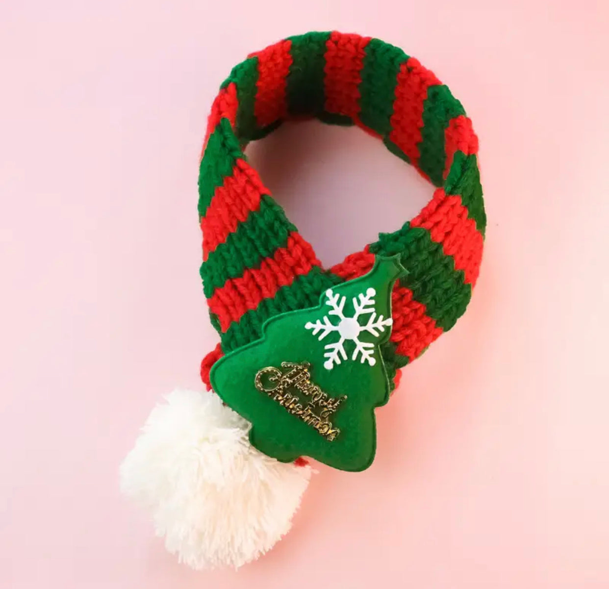 Écharpe de Noël pour chien Ho Ho Ho | Accessoire d'hiver de Noël