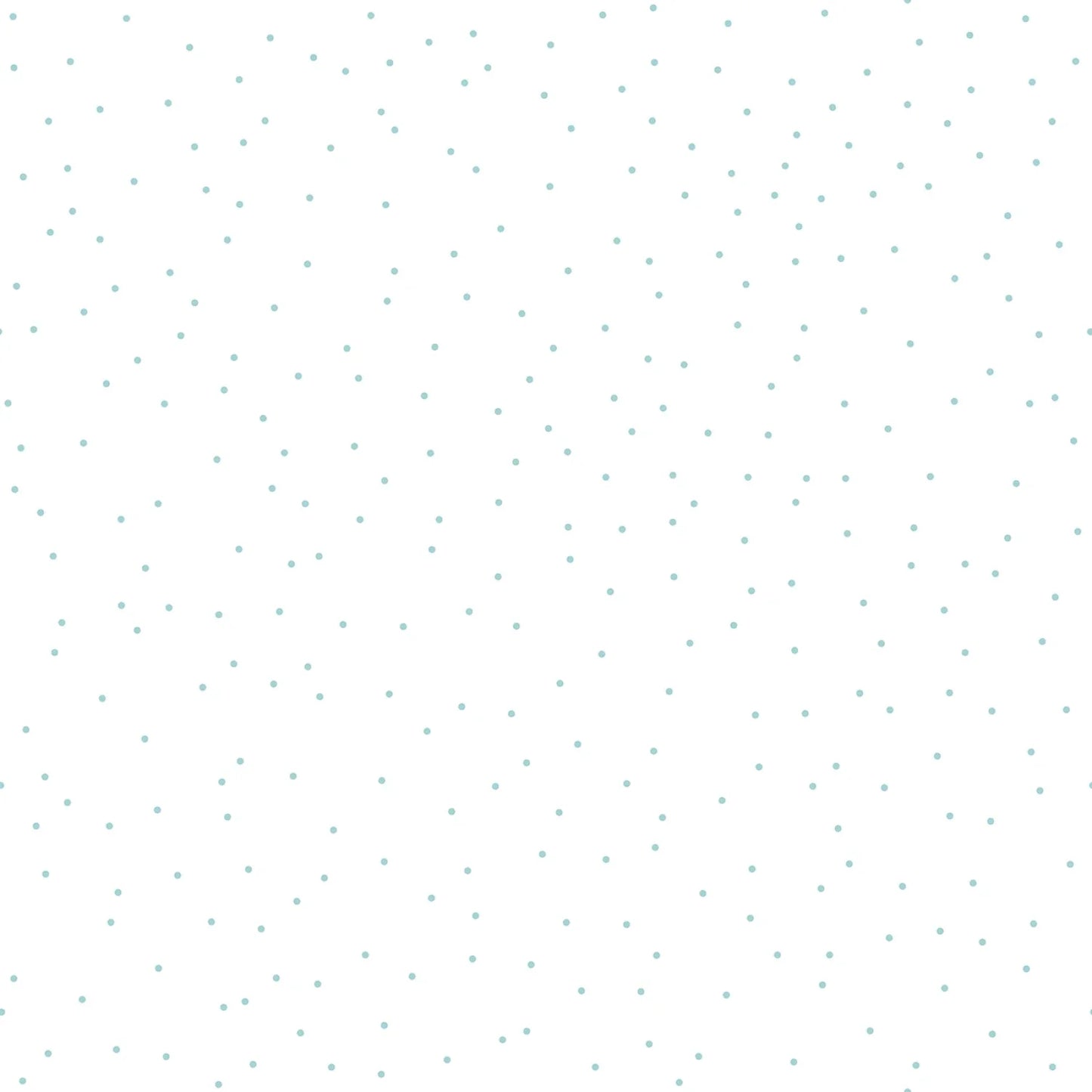 Riley Blake Lori Holt Collection - White with Aqua Pin Dot