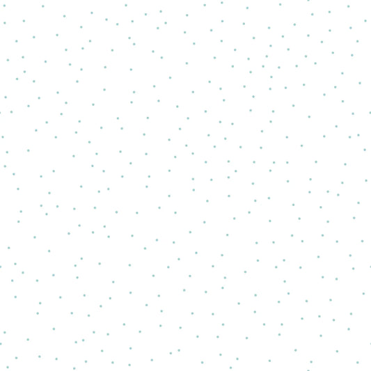 Riley Blake Lori Holt Collection - White with Aqua Pin Dot