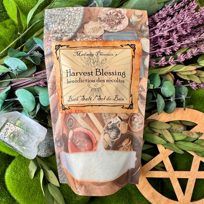 Harvest Blessing Autumn Ritual Fall Mabon Samhain Bath Salts