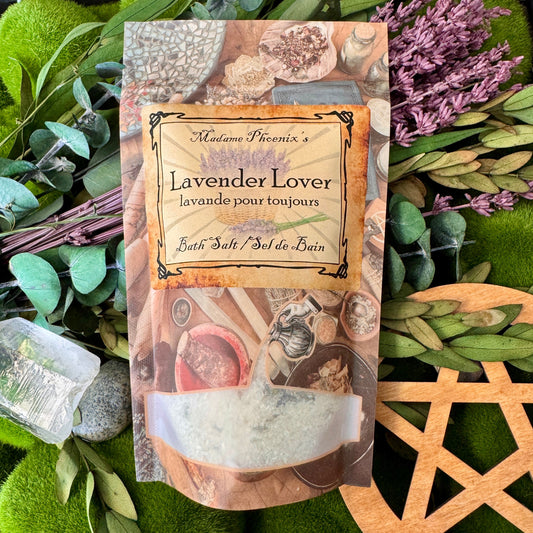 Sel de bain Amoureux de la lavande