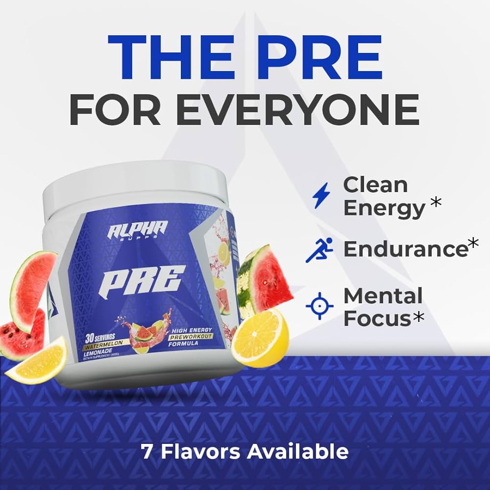 Sustained Energy Pre-Workout: Alpha Supps for Mental Clarity