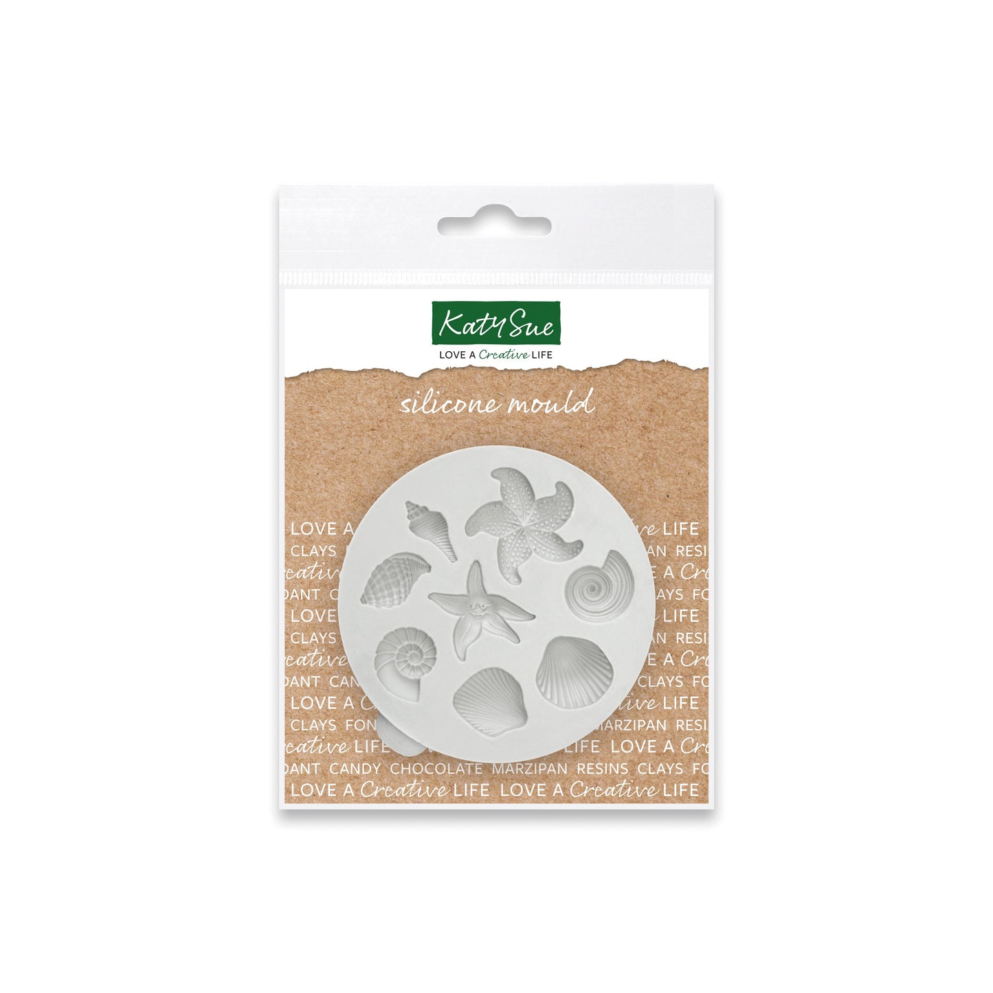 Miniature Shells and Starfish Silicone Mould