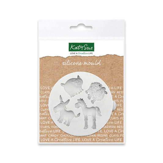 Miniature Farm Animals Silicone Mould