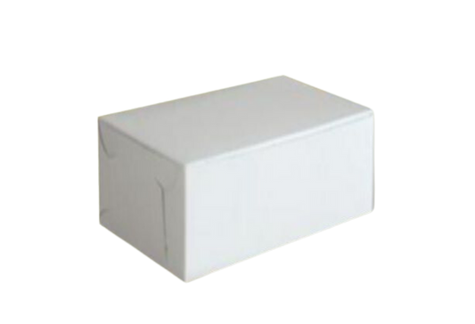 5.5" x 2.6" x 1.75" White Cake Box