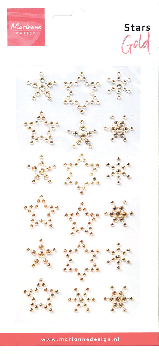Marianne Design Stars - Rhinestones Gold