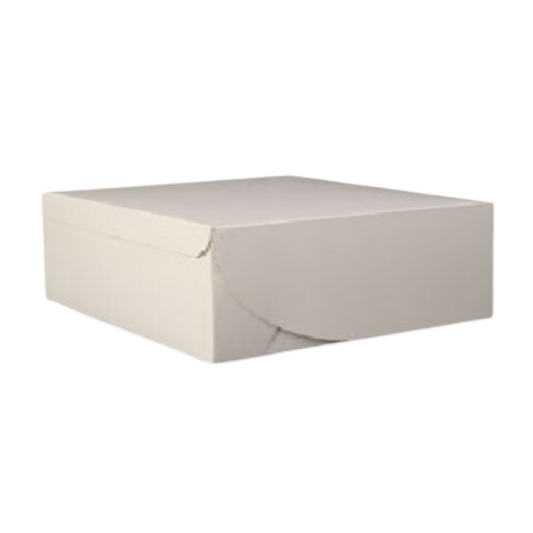 7" x 7" x 3.5" White Cake Box