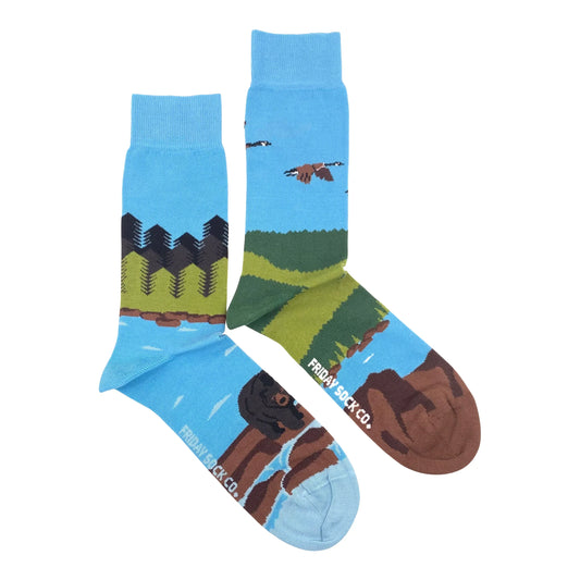 Friday Sock Co Chaussettes paysages du Bouclier canadien pour homme