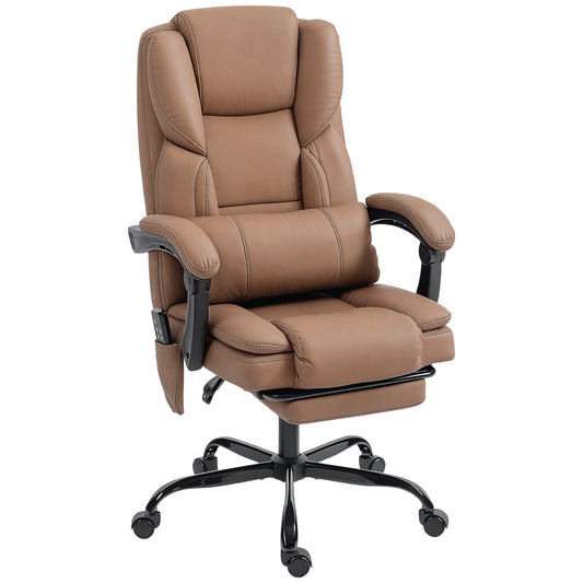 Chaise de bureau haut de gamme avec fonctions de massage et d'inclinaison