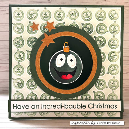 Vaessen Creative • Clear Stamps Christmas Baubles 1 12pcs