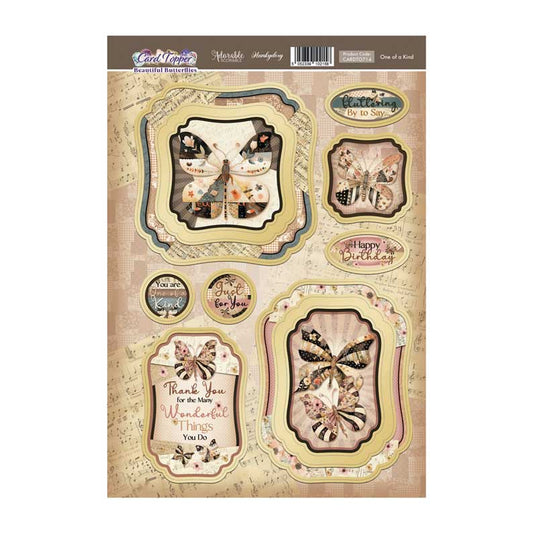 One of a Kind Card Topper Sheet