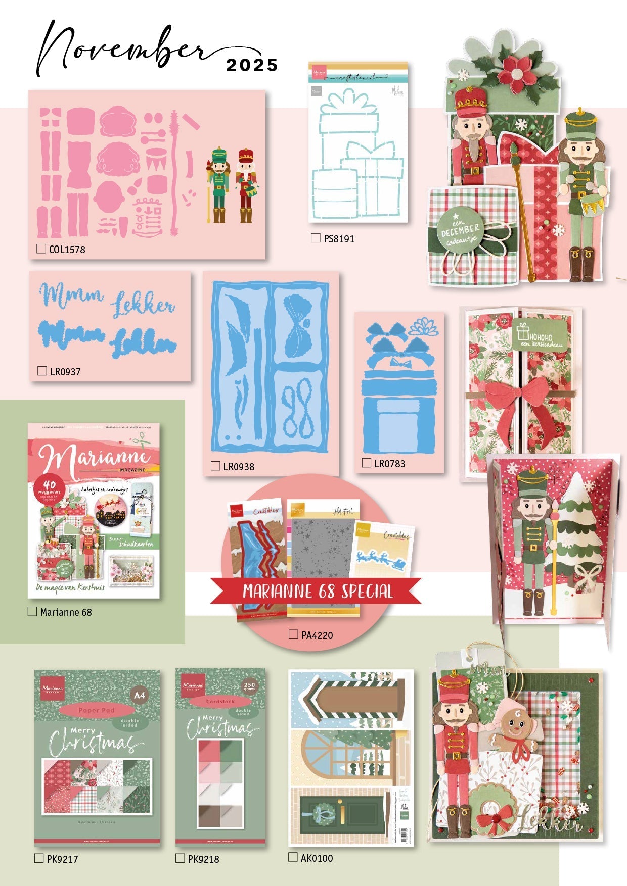Marianne Design The Collection #155 November 2025