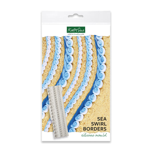 Sea Swirl Borders Silicone Mould