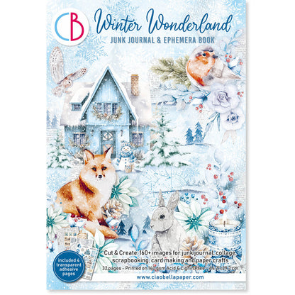 Winter Wonderland Junk Journal & Ephemera Book A4 32/Pkg