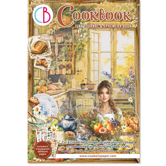 Livre-journal de cuisine et éphéméras A4, 32 pièces/paquet