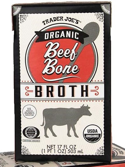 Bouillon d'os de bœuf biologique Trader Joe's, 503 mL