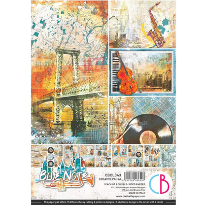 Ciao Bella Blue Note Creative Pad A4 9/Pkg
