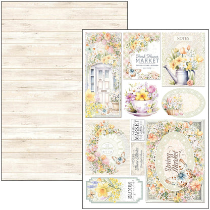 Bloc créatif de fleuriste A4 9 feuilles/paquet
