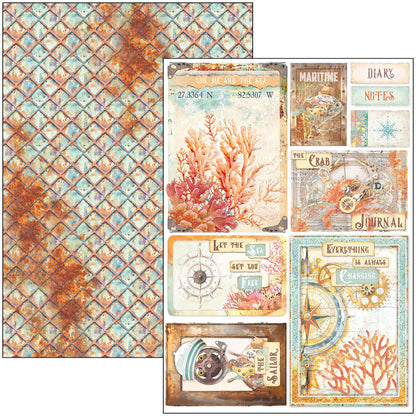 Coral Reef Creative Pad A4 9/Pkg