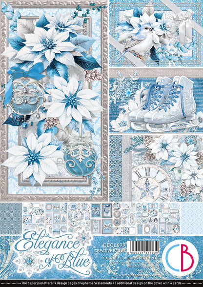 Elegance of Blue Creative Pad A4 9/Pkg
